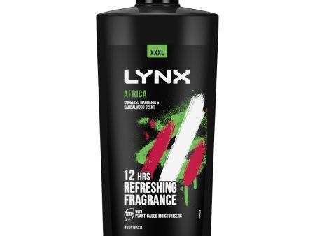 Lynx XXXL Africa Shower Gel 700ml Hot on Sale