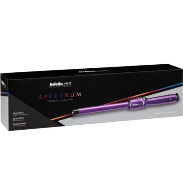 Babyliss Pro Spectrum Wand 19mm Purple Mist For Sale