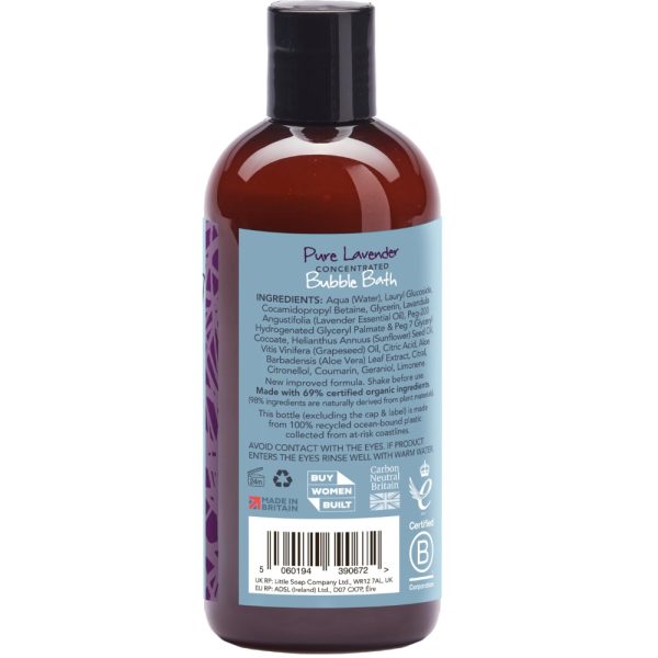 Little Soap Company Organic Concentrated Bubble Bath Pure Lavender 250ml Sale