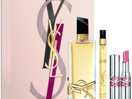 Yves Saint Laurent Libre Eau De Parfum & Lipstick Gift Set 90ml Sale