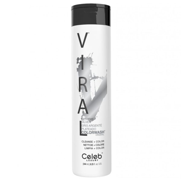 Celeb Luxury Viral Extreme Silver Color Wash 244ml For Cheap