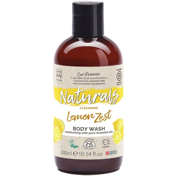 Little Soap Company Naturals Lemon Zest Cleansing Body Wash 300ml Hot on Sale