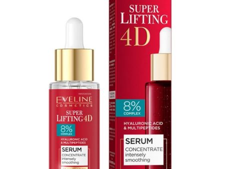 Eveline Cosmetics Super Lifting 4D Hyaluronic Acid Rejuvenating Serum 30ml For Sale