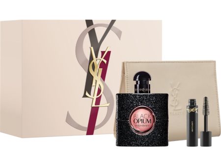 Yves Saint Laurent Black Opium Eau De Parfum & Mascara Gift Set 50ml Online Hot Sale