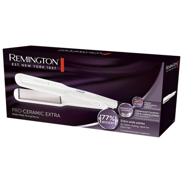 Remington Pro Ceramic Extra Wide Plate Hair Straightener S5527 Cheap