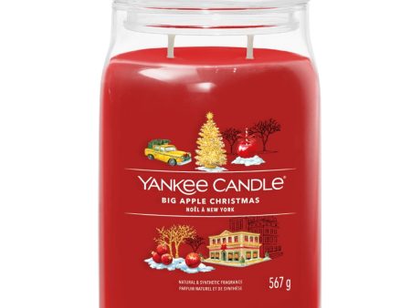 Yankee Candle Big Apple Christmas Large Signature Jar Candle For Sale