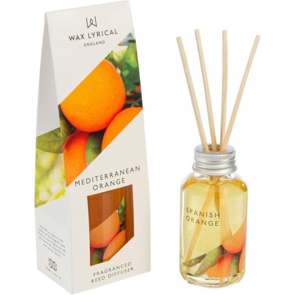 Wax Lyrical Mediterranean Orange Scented Reed Diffuser 100ml Online Hot Sale