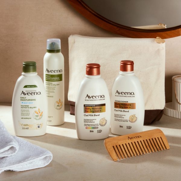 Aveeno Shower Essentials Hair & Body Gift Set Discount