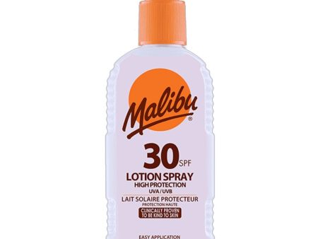 Malibu Lotion Spray SPF30 200ml Discount