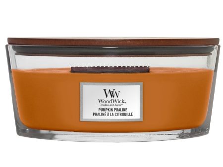 WoodWick Pumpkin Praline Ellipse Jar Candle Cheap