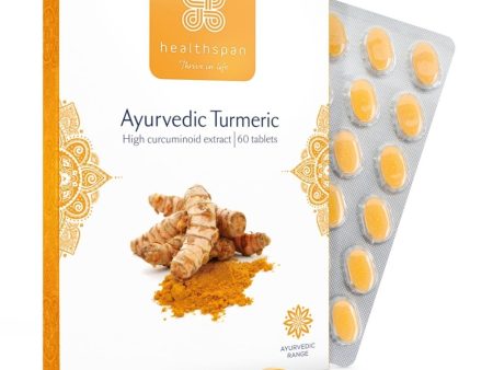 Healthspan Ayurvedic Turmeric 500mg 60 Tablets Online Hot Sale