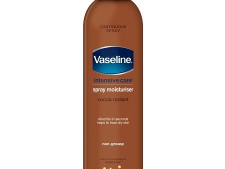 Vaseline Intensive Care Cocoa Radiant Continuous Spray Body Lotion 190ml Discount