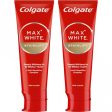 Colgate Max White Stainlift Pro Clean Toothpaste Duo 2 x 75ml Online now