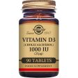 Solgar Vitamin D3 Cholecalciferol 1000 IU 25 µg 90 Tablets For Cheap