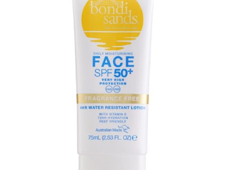 Bondi Sands Face Sunscreen Lotion Fragrance-Free SPF50+ 75ml Sale