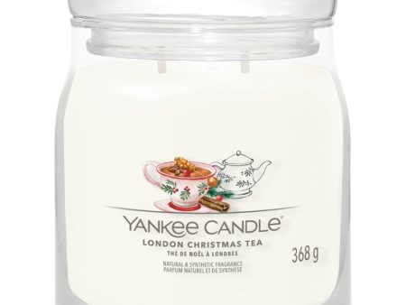 Yankee Candle London Christmas Tea Medium Signature Jar Candle For Cheap