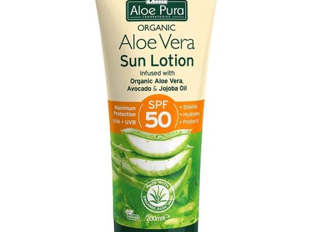 Aloe Pura Aloe Vera Sun Lotion SPF50 200ml Fashion