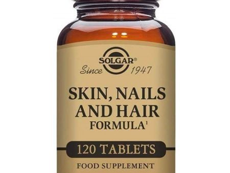 Solgar Skin, Nails & Hair Formula 120 Tablets Supply