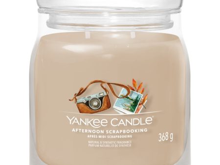 Yankee Candle Afternoon Scrapbooking Medium Signature Jar Candle on Sale