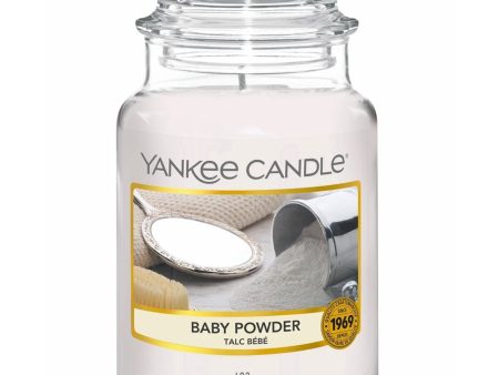 Yankee Candle Baby Powder Large Jar Candle Supply