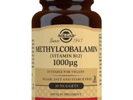 Solgar Methylcobalamin Vitamin B12 1000µg 30 Nuggets Online now