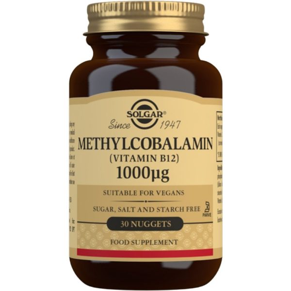 Solgar Methylcobalamin Vitamin B12 1000µg 30 Nuggets Online now