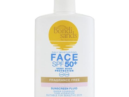 Bondi Sands Fragrance Free Hydrating Tinted Face Fluid SPF50+ 50ml Hot on Sale