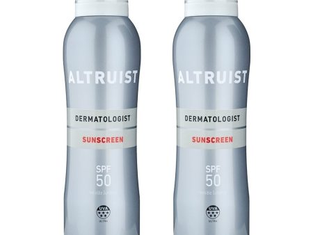 Altruist Dermatologist Invisible Sunspray SPF50 Duo 2 x 200ml For Cheap