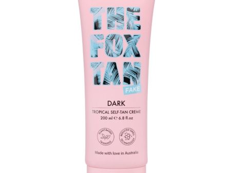 The Fox Tan Dark Tropical Self Tan Creme 200ml Online Hot Sale