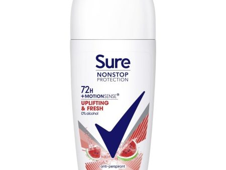 Sure Nonstop Protection 72h Uplifting & Fresh Anti-Perspirant Roll On Deodorant 50ml Fashion