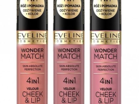 Eveline Cosmetics Wonder Match Skin Absolute Perfection 4 In 1 Velour Cheek & Lip Colour Balm 4.5ml Hot on Sale