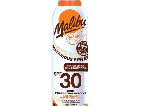 Malibu Continuous Lotion Spray SPF30 175ml Hot on Sale