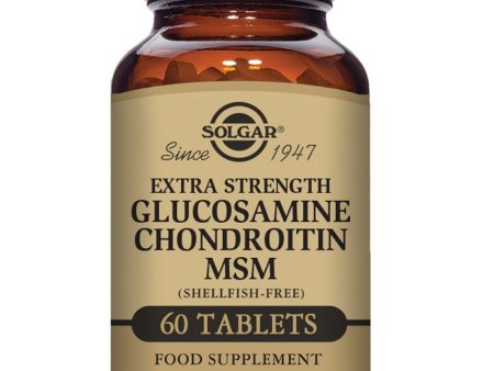 Solgar Extra Strength Glucosamine Chondroitin MSM 60 Tablets Sale