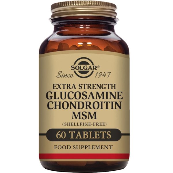 Solgar Extra Strength Glucosamine Chondroitin MSM 60 Tablets Sale