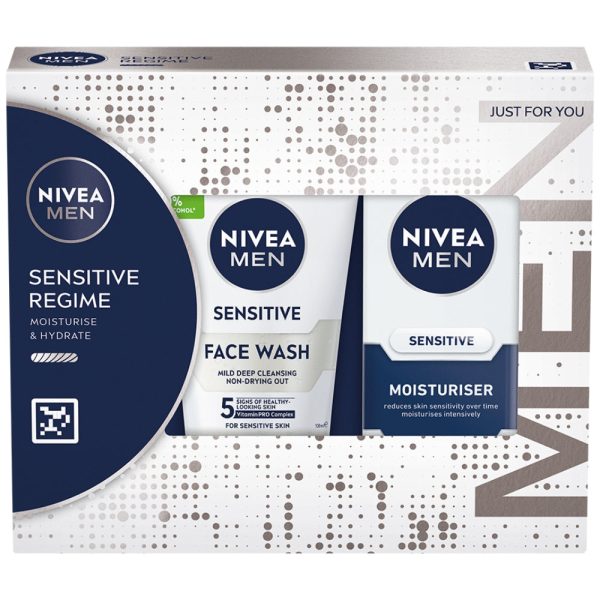 Nivea Men Sensitive Skincare Regime Gift Set Discount