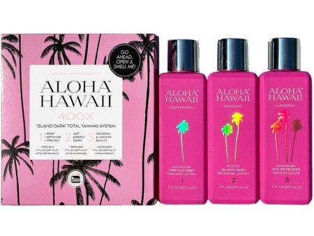 Tan Incorporated 3 Piece Aloha Hawaii Total Tanning Accelerator System Set Online Hot Sale