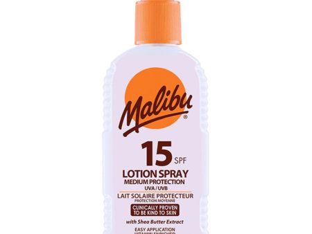 Malibu Lotion Spray SPF15 200ml Online Hot Sale