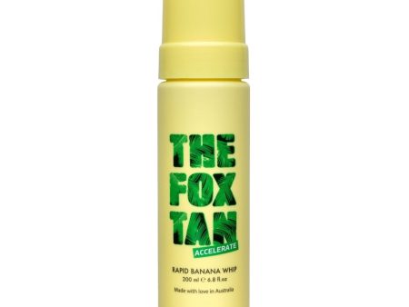 The Fox Tan Rapid Banana Whip Tanning Accelerator Foam 200ml Supply