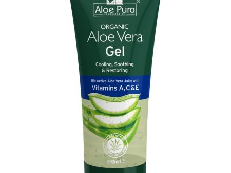 Aloe Pura Organic Aloe Vera Vitamin A, C & E Skin Gel 200ml on Sale