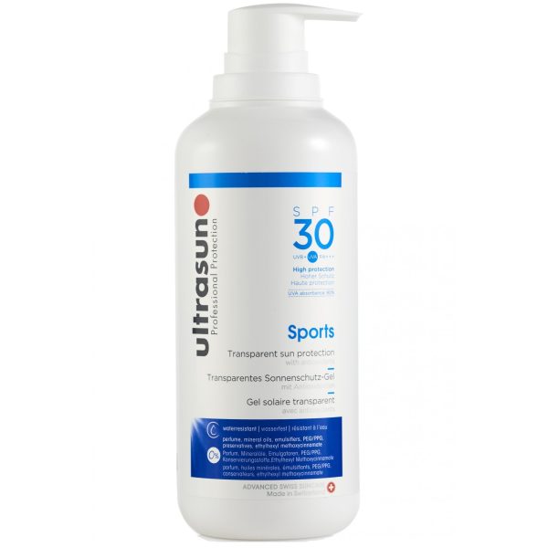 Ultrasun Sports Transparent Sun Protection Gel SPF30 400ml Cheap