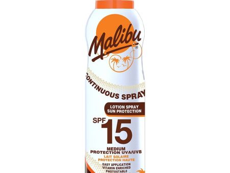 Malibu Continuous Lotion Spray SPF15 175ml For Discount