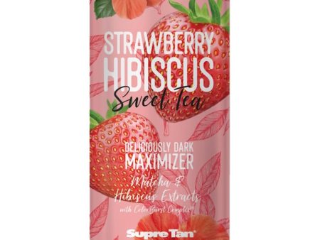 Supre Tan Strawberry Hibiscus Sweet Tea Tanning Accelerator Lotion Sachet 15ml Supply