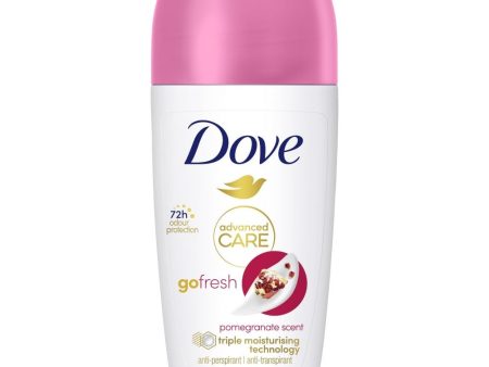 Dove Advanced Care Pomegranate Anti-Perspirant Deodorant Roll-On 50ml Online Hot Sale