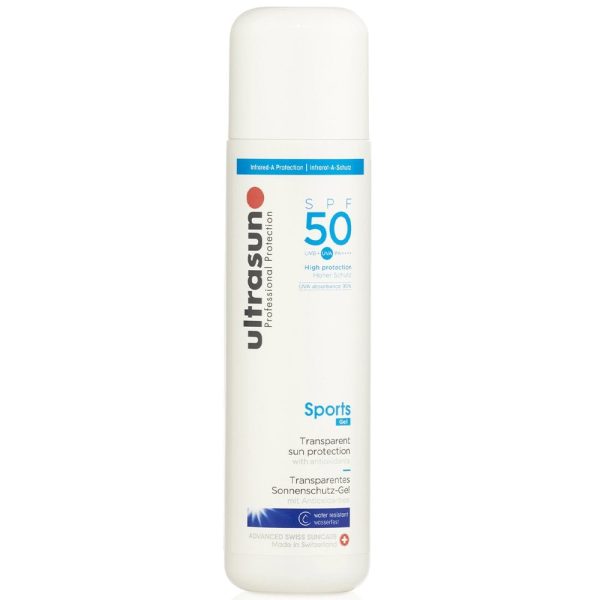 Ultrasun Sports Transparent Sun Protection Gel SPF50 200ml on Sale