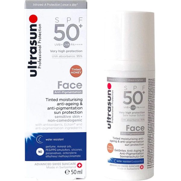 Ultrasun Face Anti-Pigmentation Tinted Sun Protection Lotion SPF50+ 50ml on Sale