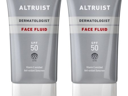 Altruist Dermatologist Face Fluid SPF50 Duo 2 x 50ml Online