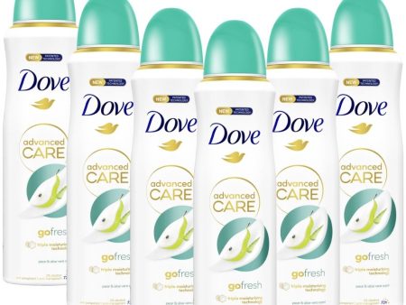 Dove Advanced Care Go Fresh Pear & Aloe Vera Anti-Perspirant Deodorant Multipack 6 x 200ml Sale