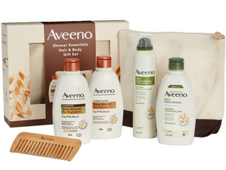 Aveeno Shower Essentials Hair & Body Gift Set Discount