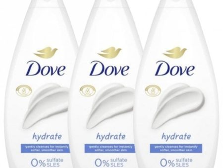 Dove Hydrate Body Wash Trio 3 x 720ml Online now