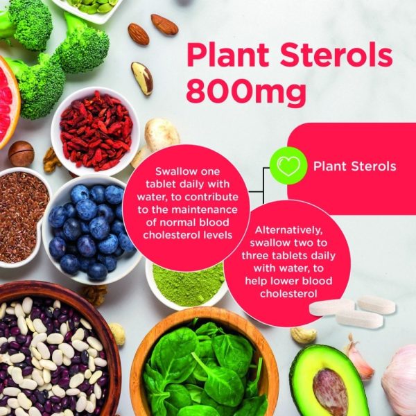 Healthspan Plant Sterols 800mg 90 Tablets Online Hot Sale